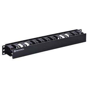 RACKPATH 1U 19인치 플라스틱 서버 마운트 케이블 관리 덕트 레이스웨이 패널 커버 포함