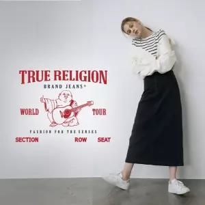 트루릴리전 25FW 여성 가을 엑티브 데님 스커트