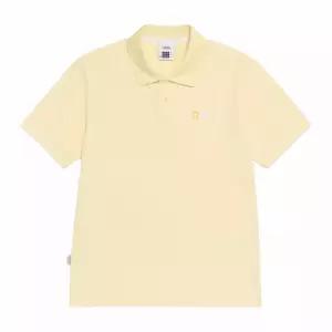 NATIONALGEOGRAPHIC 내셔널지오그래픽 N262UPL020 카리디 피케 반팔 카라 티셔츠 PALE YELLOW