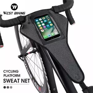 WEST BIKING 자전거 트레이너 스웨트밴드 가정용 운동 훈련 실내 MTB 사이클링 액세서리 강한 내구성