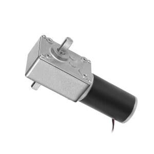 그리티산 DC 12V 250RPM 2Kg.cm 케이블, 고속 토크 감속 모터, 터빈 전기 기어박스 모터가 장착된 8mm 이중 샤프트 자체 잠금 리버서블 웜 기어 모터