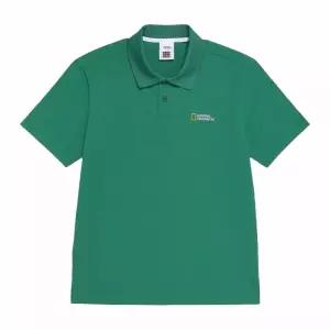 NATIONALGEOGRAPHIC 내셔널지오그래픽 N262UPL020 카리디 피케 반팔 카라 티셔츠 GREEN HILLS