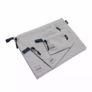 NATIONALGEOGRAPHIC 내셔널지오그래픽 N253AAC550 네이처 3PACK 파우치 L GREY