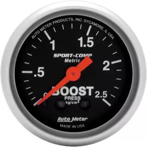 자동 미터 3303-M 스포츠 컴팩트 기계식 부스트/ 게이지