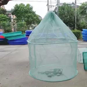 대형 보관 메쉬 살림망 그물 낚시 어업 팝업 붕어 어구 원형 물고기 부력망