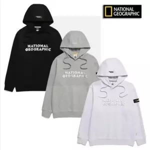 내셔널지오그래픽 NATIONAL GEOGRAPHIC 가슴 자수 로고 후드 티셔츠 N241UHD010 795447
