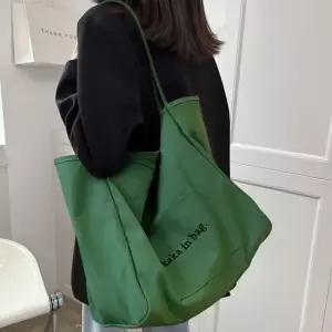 캔버스 빅사이즈 숄더백 로고 데일리 쇼퍼백 여행가방 여성숄더백 빅사이즈숄더백 쇼퍼백