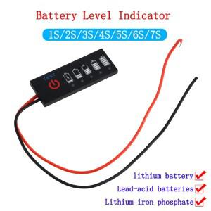 18650 Lipo 리튬 용량 테스터 미터 배터리 잔량 표시기 모듈 디스플레이 DIY 1S 2S 3S 4S 5S 6S 3.7V-25.2V