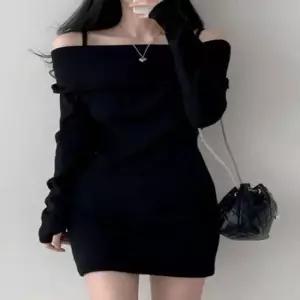 [옷은날개] 미니 페티룩 원피스 여신 off숄더 골지