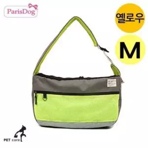 [반려] 강아지 옐로우 시그니쳐 슬링백 패리스독 M