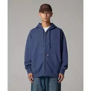 디키즈 DICKIES 베이직 로고 후드 집업 Navy DIKU252LRZH003NV 181918