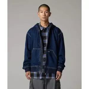 디키즈 DICKIES 릴렉스드 데님 후드 집업 Dark Indigo DK0A87OA0DD 181916