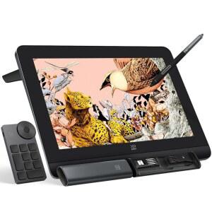 XPPen Artist Pro 16 Gen2 2.5K 16인치 sRGB 압력 드로잉 QHD 풀 태블릿, 배터리 키다이얼 미니 안티 스타일러스 159% 레벨 X3 프리 라미네이트 포함 글레어 그래픽 틸트 스크린 16384