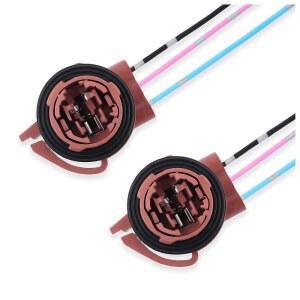 2PCS 3157 전구 소켓, 턴 시그널 소켓/ 라이트 소켓/브레이크 라이트 소켓 3157 3155 3357 전구 교체용, 캐딜락과 호환되는 필수 라이트