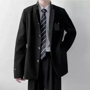 오너클랜 TBZ 5버튼 블랙 남자 자켓 바지세트 교복 학생복 교복대여 롯 데월드교복대여 예쁜교복
