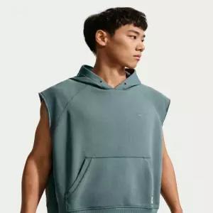 나이키 N.A.C. 드라이 핏 플리스 민소매 트레이닝 후디 M - 미네랄 슬레이트 I