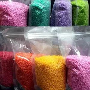 미술재료 다용도 1kg 어항 16색 색모래 등 칼라모래