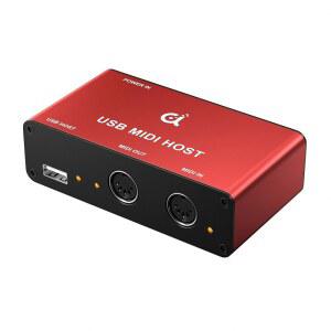 DIGITALLIFE BRIDGECORE USB MIDI 호스트 독립형 필요 DIN 컨버터 없음 LED 표시기 5핀 키보드용 컴퓨터 플러그 컨트롤러 아웃 인터페이스 하우징 플레이 1인 금속
