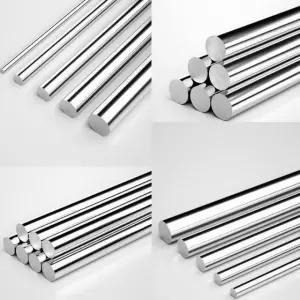 200mm 스테인리스 스틸 솔리드 원형 막대 선반 바 스톡 DIY 공예 도구용 다양한 2mm 10pcs 200mm