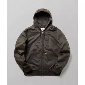 디키즈 DICKIES 캔버스 패디드 후드 집업 Dark Brown DK0A88L10DB 181820