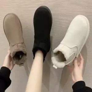 숏 털부츠 여성 스웨이드 룸부츠 크리스마스 방한부츠 털신 털신발 양털부츠