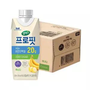 [ETV] 셀렉스 프로핏 완전단백질 바나나 드링크 250ml 18입 (1박스)
