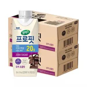 [ETV] 셀렉스 프로핏 완전단백질 모카 초콜릿 드링크 250ml 36입 (18입 2박스)