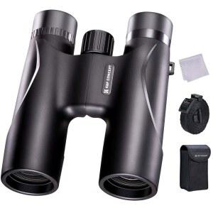 어린이와 성인을 위한 K&F 컨셉 12x32 컴팩트 쌍안경, BAK4 프리즘, FMC 렌즈, IP65 방수 및 넥 스트랩으로 조류 관찰 여행 캠핑 스타게이징을 지원합니다