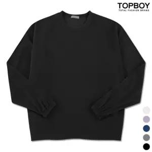 데일리웨어 오버핏 플리스 맨투맨 (WU001)