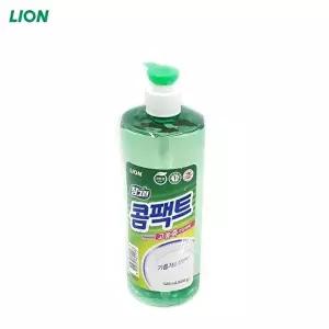 [라이온]고품질 참그린 콤팩트 주방세제 600g 고농축 주방세정제 다용도세제 펌프용기 WFO72RB