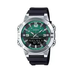 카시오 AMW-870A-3A 아나디지 월드타임 스포츠 남성 우레탄 시계
