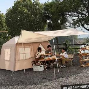 대형텐트 캠핑용품 에어텐트 가족텐트 방수천막 가족텐트