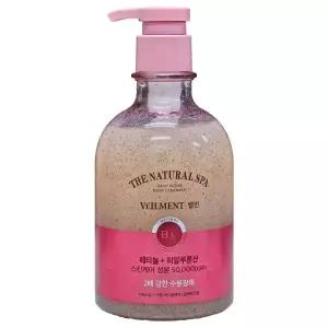 온더바디 벨먼 내추럴 스파 블랙로즈 앤 사해소금 스크럽 바디워시 400ml