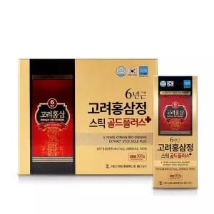6년근 고려홍삼정 스틱 골드플러스 명절선물 쇼핑백증정