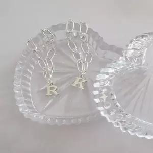 (silver925) big initial bracelet (A-Z)