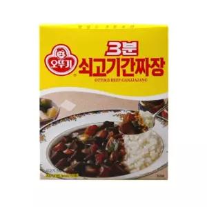 오뚜기 3분쇠고기간짜장200g 오뚜기 3분간짜장 즉석짜장 오뚜기짜장 짜장밥