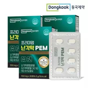 동국제약 프리미엄 난각막 PEM 30정 3박스 3개월 보스웰리아 울금 우슬추출분말