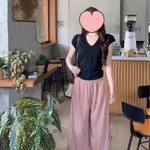 [셀러에이드]여성 티셔츠 기본 니트 반팔 셔링 가디건 반팔 셔링 롱가디건
