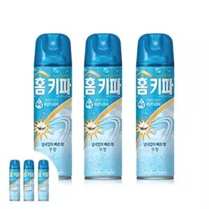 모기향 홈키파 수성 무향 모기 스프레이 3개