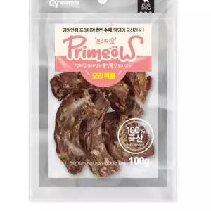 강아지 인기 수제간식 댕댕이 간식 오리목뼈 100g 애견스낵