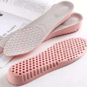 기능성 키높이 메모리폼 벌집 쿠션 운동화 깔창 핑크 35-36