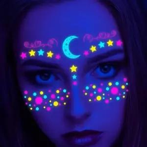 ( )페이스 타투 8매 얼굴스티커 판박이스티커 페이스스티커