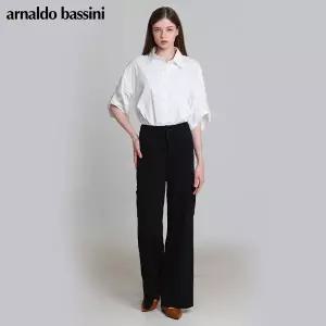 [아날도바시니(ARNALDO BASSINI)] 밴딩 카고 니트바지 (택가격: 118000원)