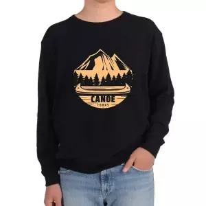 기모맨투맨 CANOE 카누 계곡 산 캠핑 야영 강물의 흐름그림 다양한