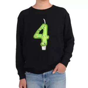 기모맨투맨 숫자 초하나 4각형 4등분 FOUR 사사오입그림 다양한 색상