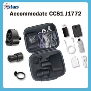 테슬라 CCS1 J1772 충전기 어댑터 보관 가방 정리함 액세서리