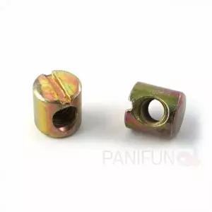 연결 짱구너트 6mm 500개 번데기너트 가구너트 조임너트 나사핀 체결너트
