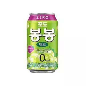 [해태제과] 해태 포도 봉봉 제로 340ml 24개