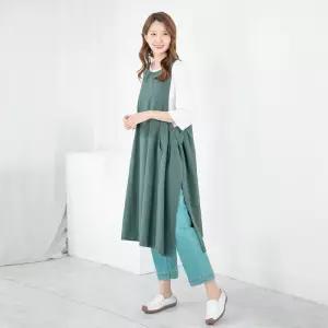 모슬린 엄마옷 생활한복 롱조끼 면 원피스 603CVB237 중년여성/50대/60대/70대/빅사이즈/할머니옷 583688Mo