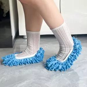 발로닦는 셔닐 청소용 방바닥 걸레 슬리퍼 커버